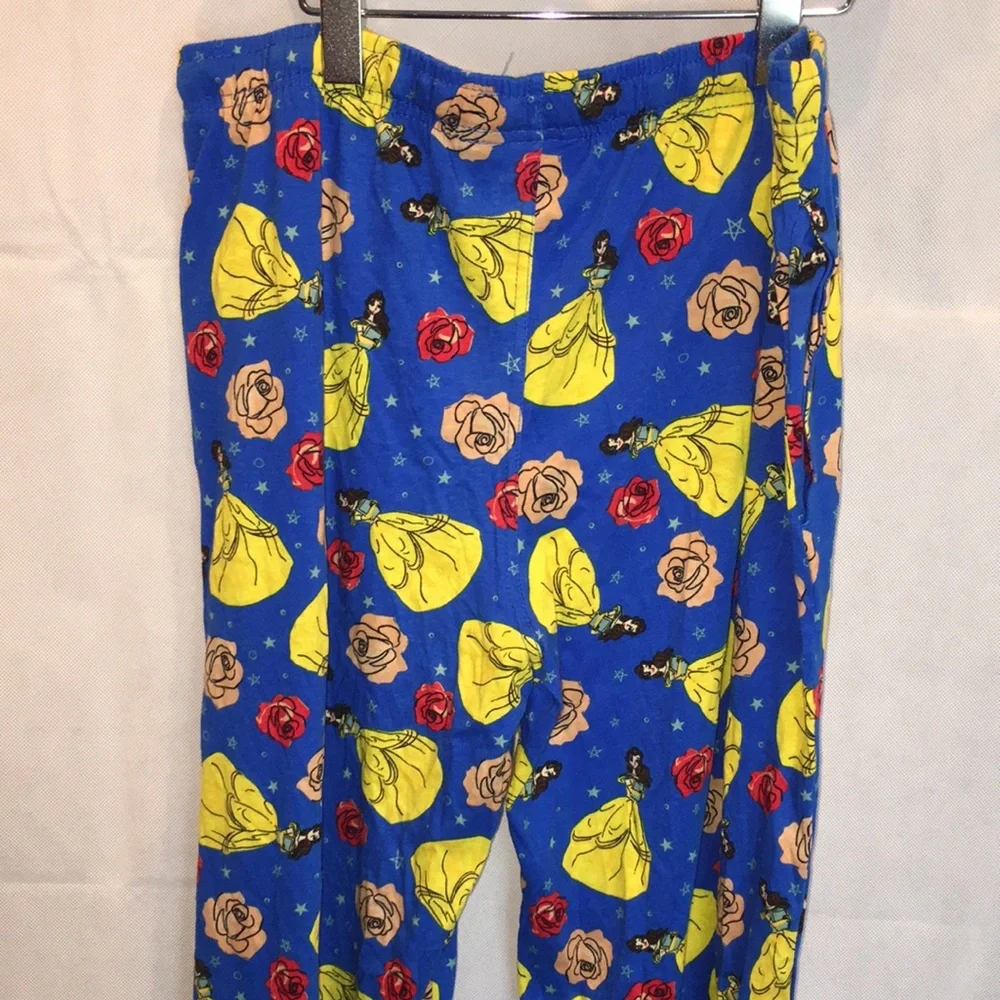 NWT Disney Princess adult Pajama Bottoms | Princess Belle | Size MD - Picture 5 of 7